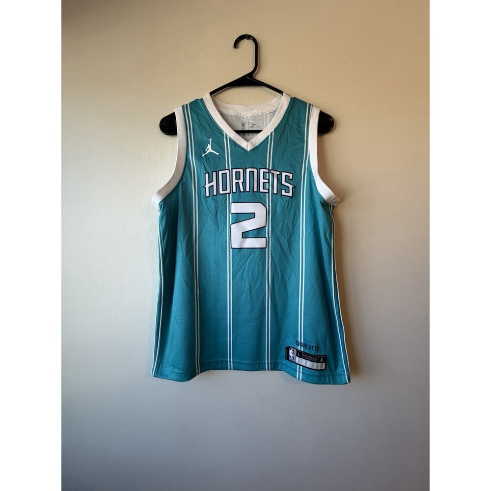 Jordan Lamelo Ball Swingman Icon Series Jersey Charlotte‎ Hornets YL 14/16